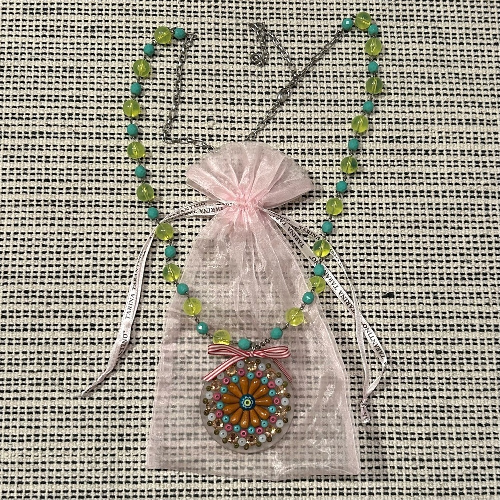 Tarina Tarantino beads and crystals necklace